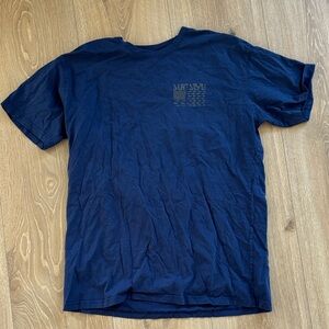 Surf Style Blue Short Sleeve Tee